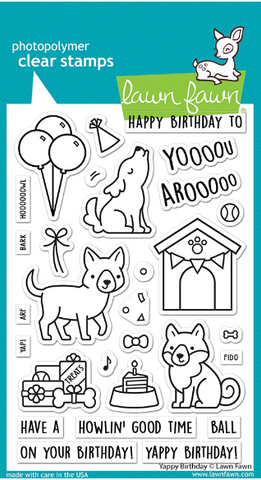 BoBunny Clear Stamps 4x6 Happy Birthday