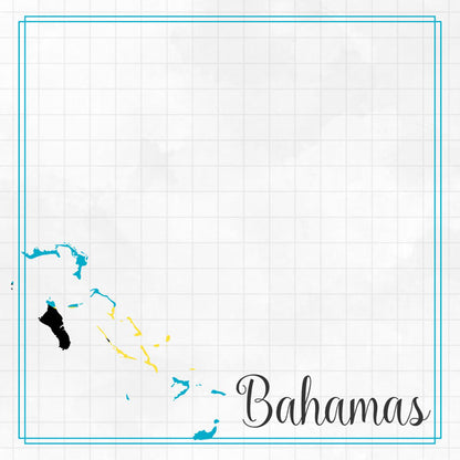 Scrapbooksrus BAHAMAS VACAY 12”X12” Scrapbook Kit
