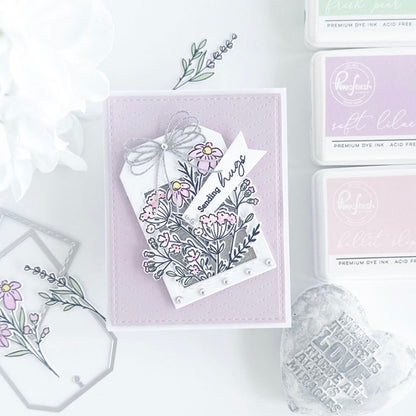 Pinkfresh Studio SHAKER BAG BOOK Crafting Dies 9pc