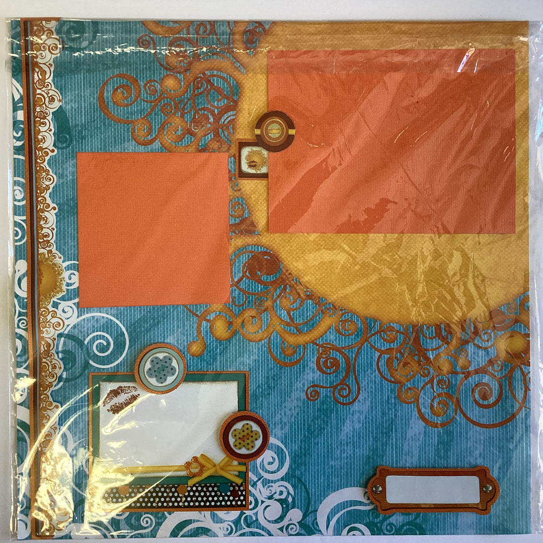 Premade SUNKISSED 12"X12" Scrapbook Page