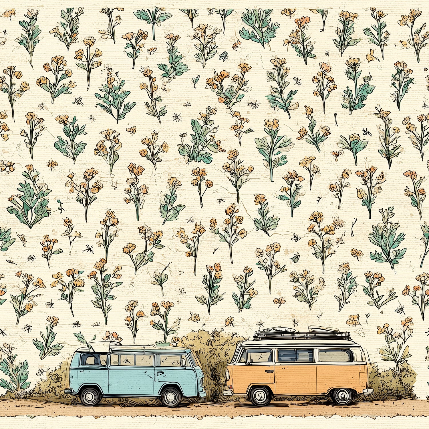 Scrapbooksrus VINTAGE ROAD TRIP 12pc 12"X12" Scrapbook Paper Pack