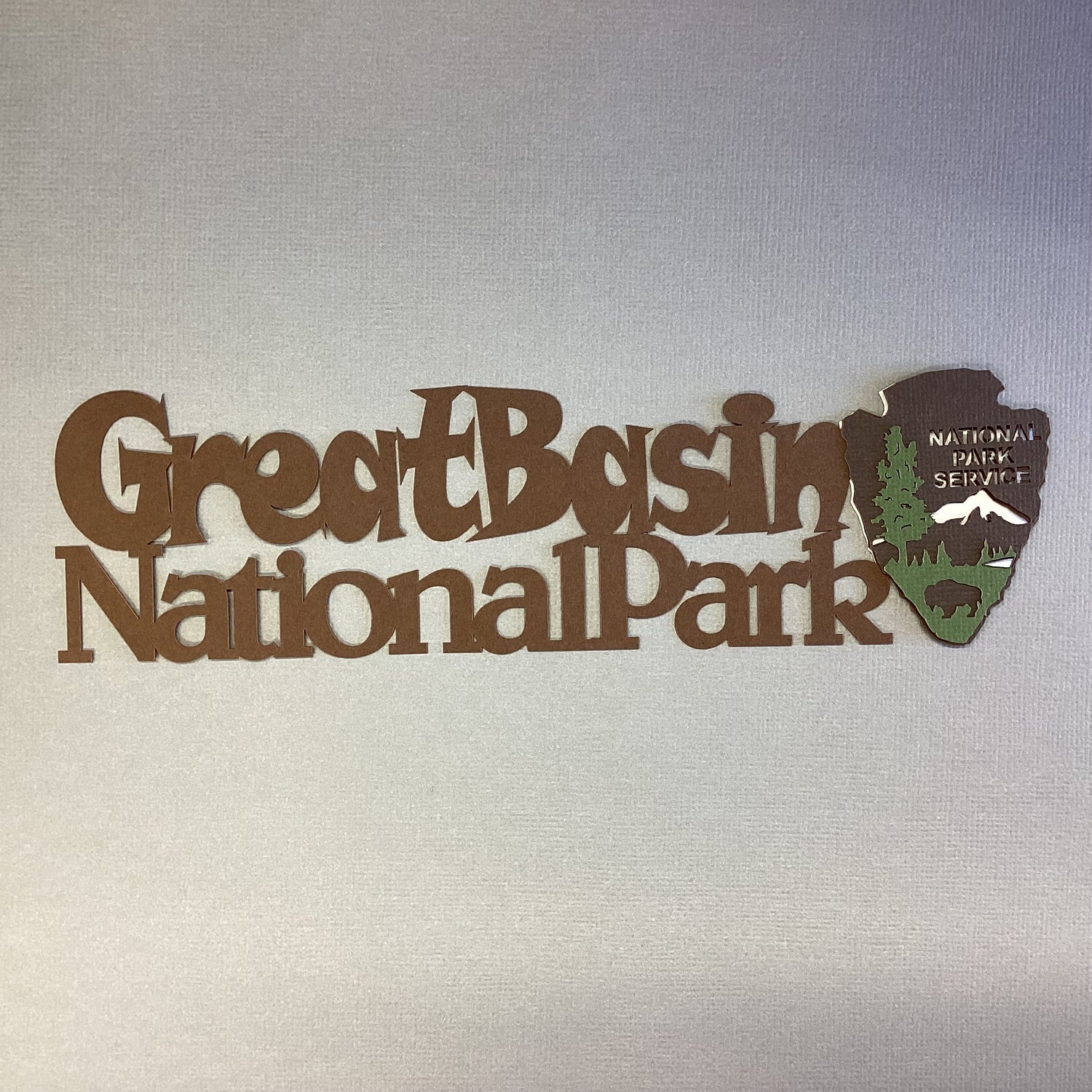 GREAT BASIN NATIONAL PARK SPEARHEAD Travel Title Laser Cuts