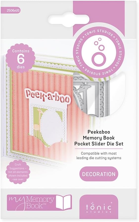 Tonic Studios PEEKABOO MEMORY BOOK Pocket Slider Die Set