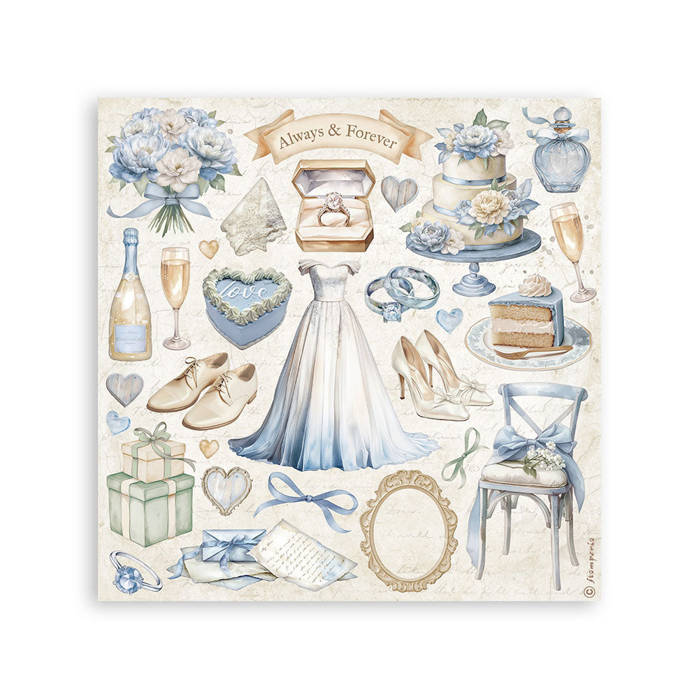 Stamperia TIMELESS Stickers 4 Sheets