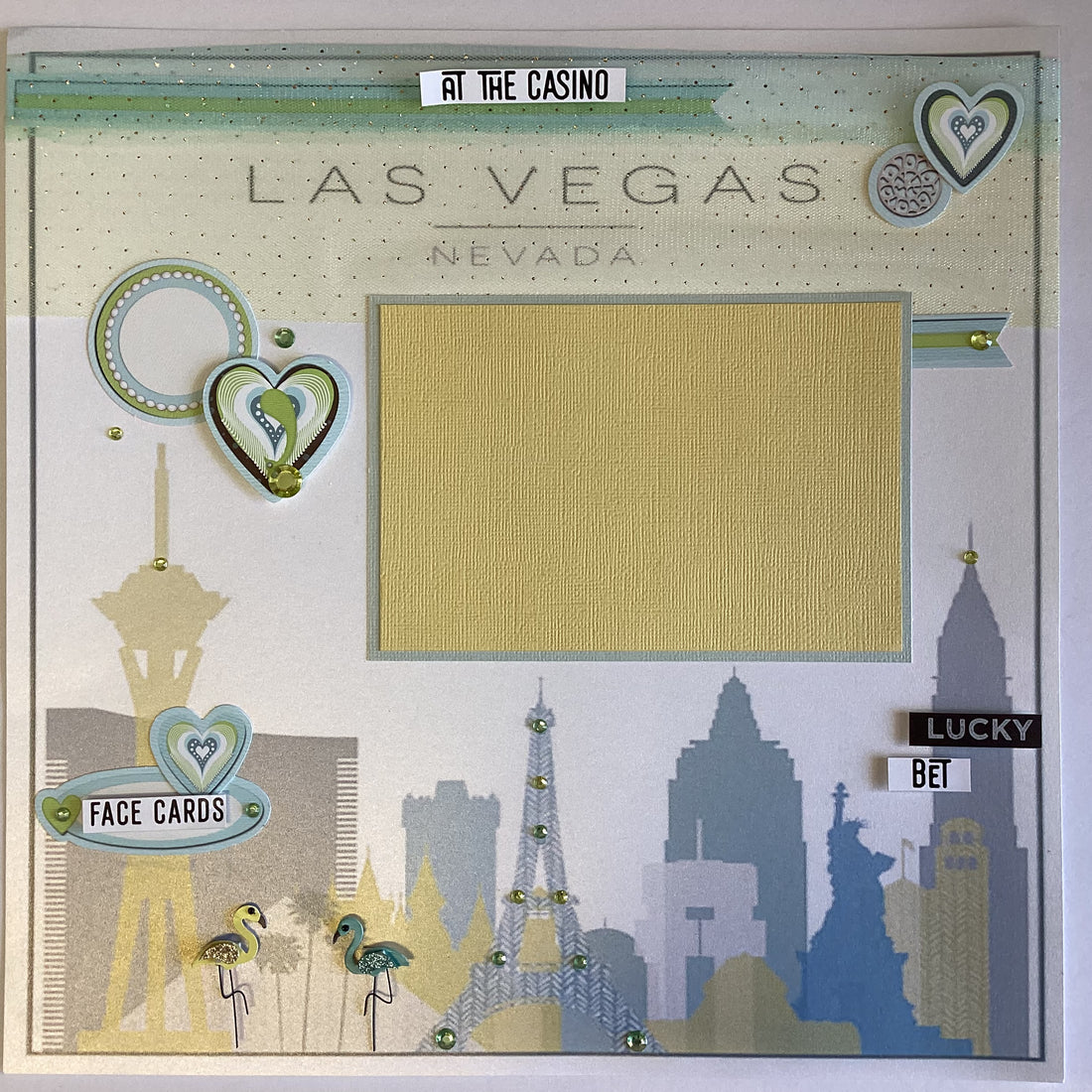 Scrapbooksrus AT THE CASINO LAS VEGAS 12"X12" Scrapbook Page Kit
