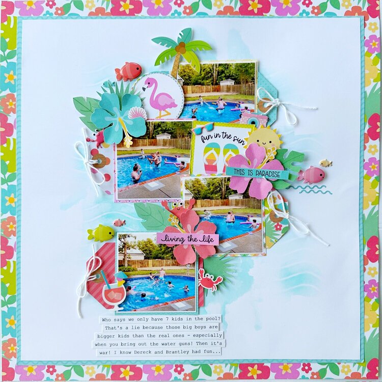 Doodlebug SUMMER FUN 6X8 Paper Pad 24pc