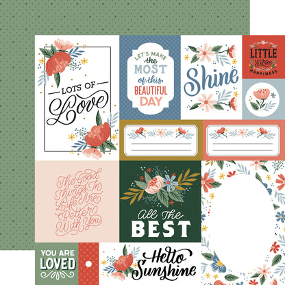 Echo Park SALUTATIONS No. 2 12”X12” Scrapbook Paper