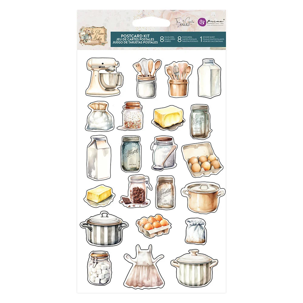 Prima THE HOME BAKER Sticker Sheets