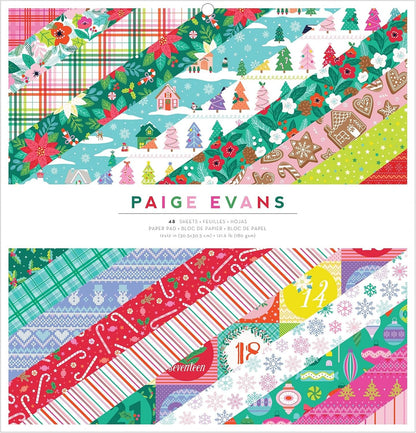 Paige Evans SUGARPLUM WISHES 12&quot;X12&quot; Scrapbook Paper Pad 48pc