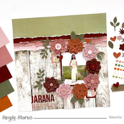 Simple Stories ColorVibe BOHO Alpha Sticker Book
