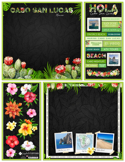 Scrapbooksrus CABO SAN LUCAS 12”X12” Scrapbook Kit