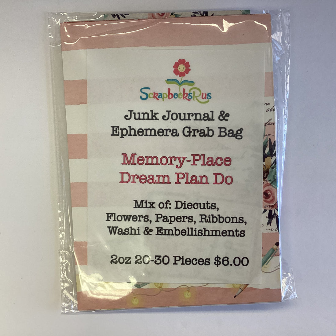 Memory Place DREAM PLAN DO Junk Journal & Ephemera Grab Bag