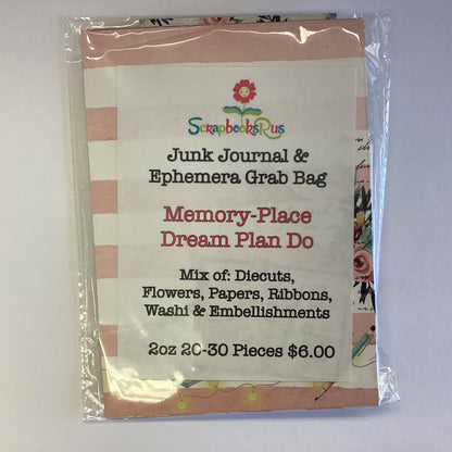 Memory Place DREAM PLAN DO Junk Journal &amp; Ephemera Grab Bag