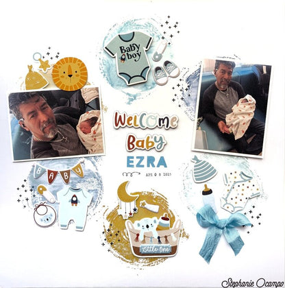 Echo Park Baby On Board IT’S A BOY 12&quot;X12&quot; Collection Kit