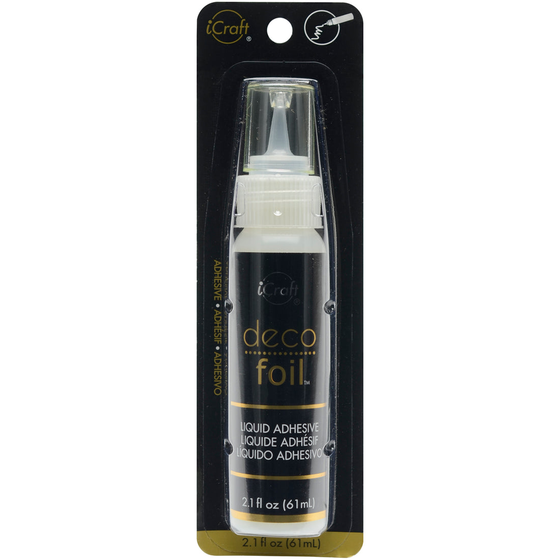 Thermoweb DECO FOIL LIQUID ADHESIVE Permanent Glue 2oz