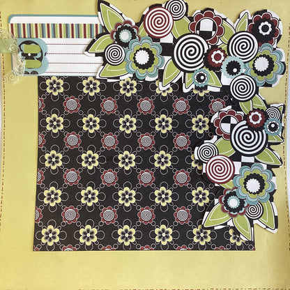 Premade SHES ON THE MOVE (5) 12”X12” Scrapbook Pages