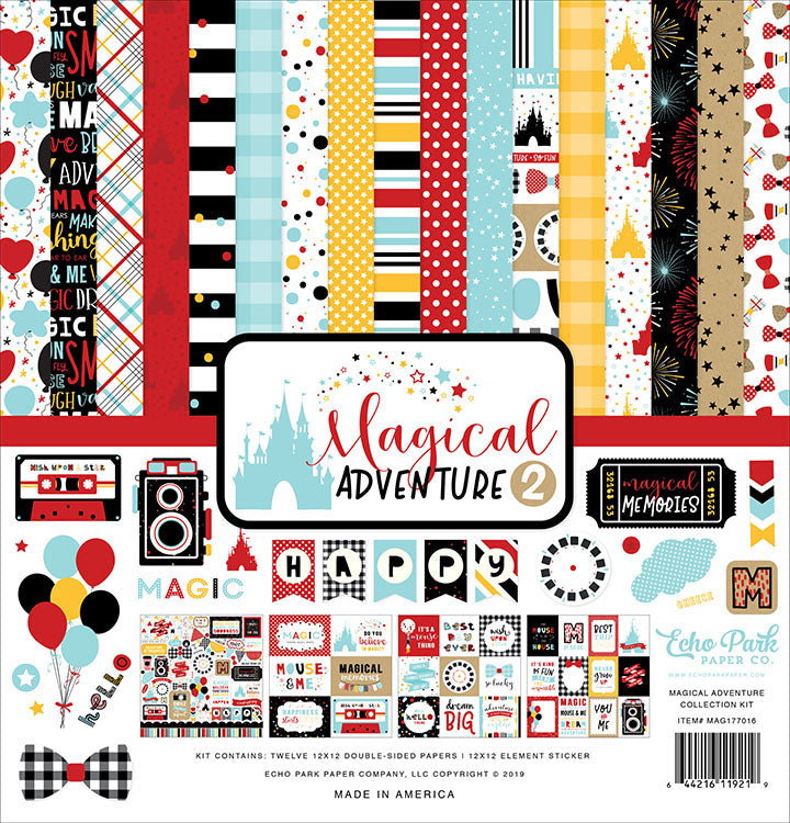 Echo Park MAGICAL ADVENTURE 2 12&quot;X12&quot; Scrapbook Collection Kit