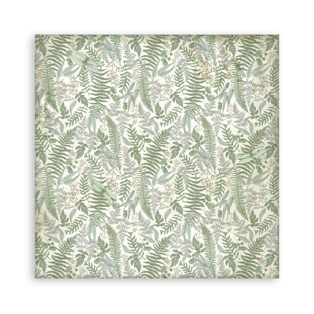Stamperia HERBARIUM SILVAE 12”X12” Maxi Backgrounds Paper Pad