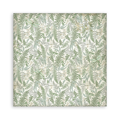 Stamperia HERBARIUM SILVAE 12”X12” Maxi Backgrounds Paper Pad