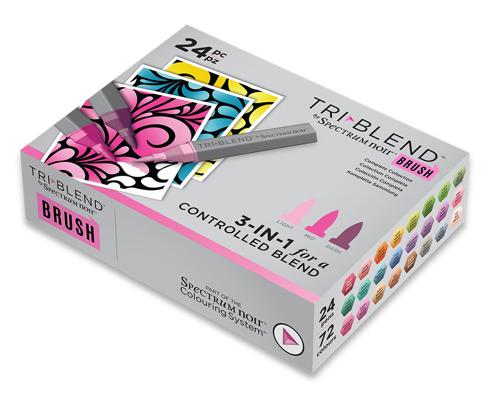 TriBlend by Spectrum Noir COMPLETE COLLECTION 3-1 Brush Markers