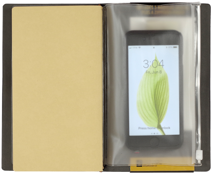 Peter Pauper VOYAGER BLACK Travel Journal Notebook