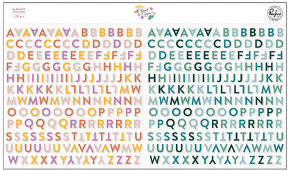 Pinkfresh Studio GOODTIMES ALPHABET STICKERS 370pc