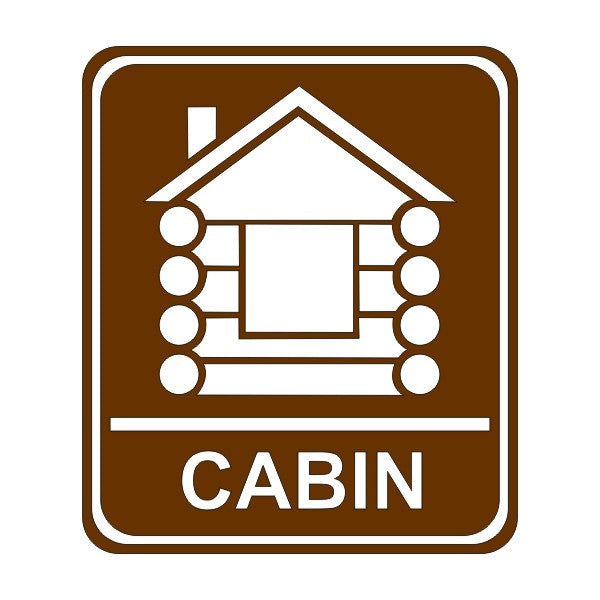 CABIN SIGN Laser DieCut Outdoor Embellishment