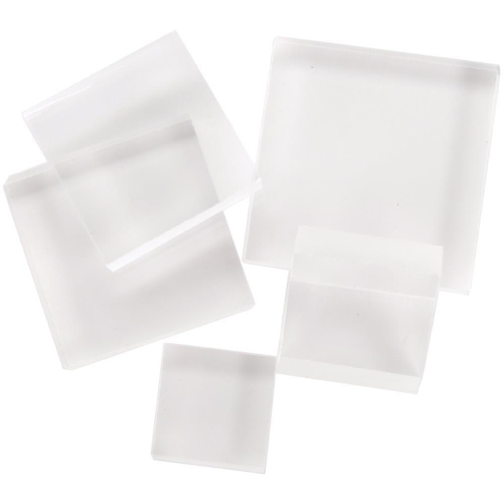 Crafter’s Companion CLEAR ACRYLIC BLOCKS 5pc