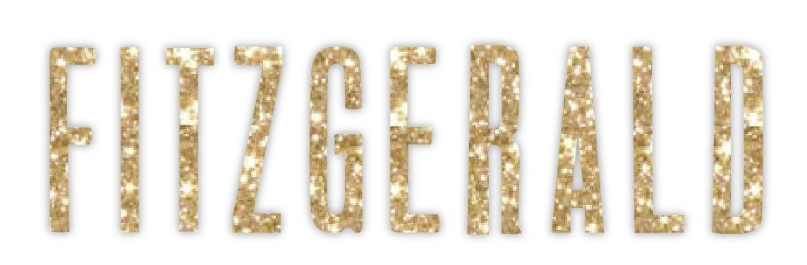 Thickers Shimelle FITZGERALD Gold Glitter Foam Alphabet Stickers