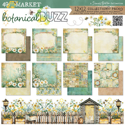 49 and Market BOTANICAL BUZZ 12X12 Collection Pack