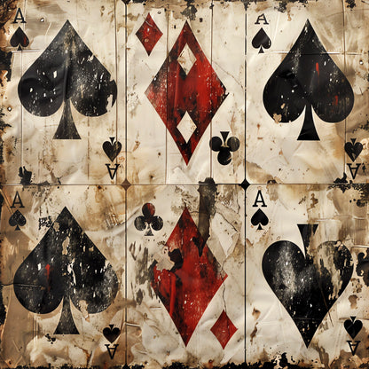 Scrapbooksrus POKER IN THE BASEMENT PACK 12pc 12&quot;X12&quot; Scrapbook Paper