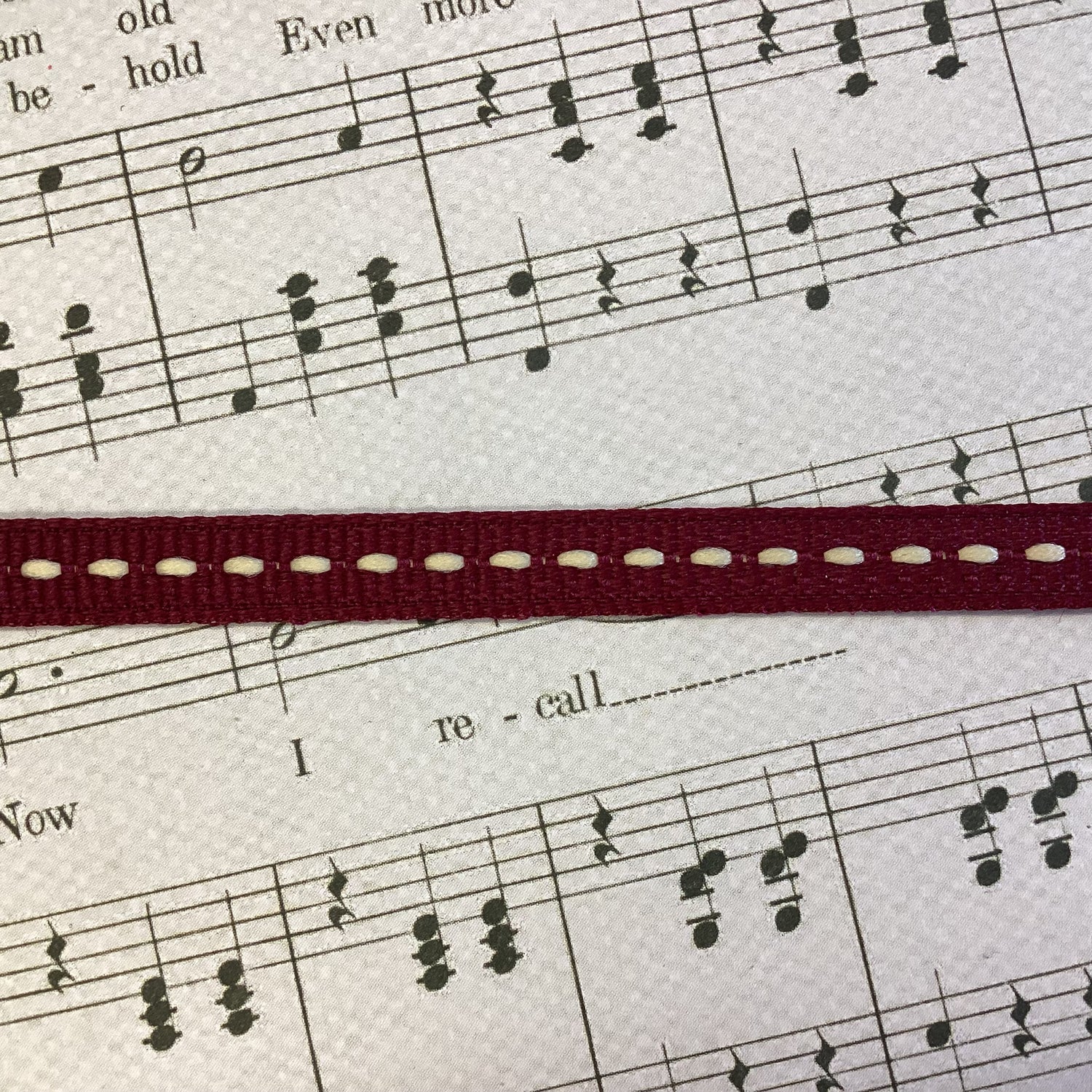 Creative Impressions 1/4&quot; STITCH RIBBON Grosgrain 1 yard yd