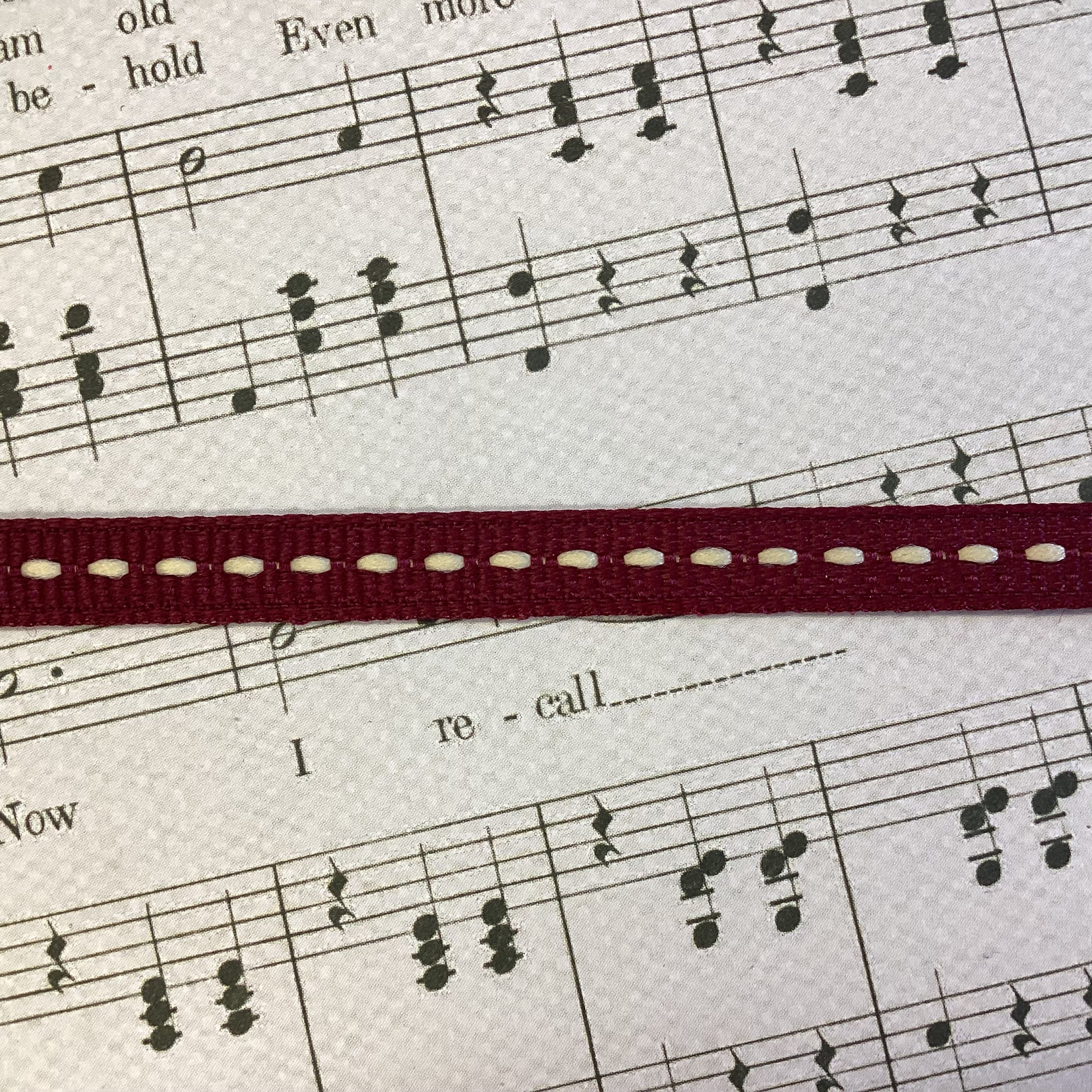 Creative Impressions 1/4&quot; STITCH RIBBON Grosgrain 1 yard yd