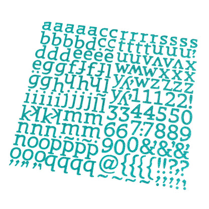 Thickers SUNNY Glitter Foam Letter Stickers