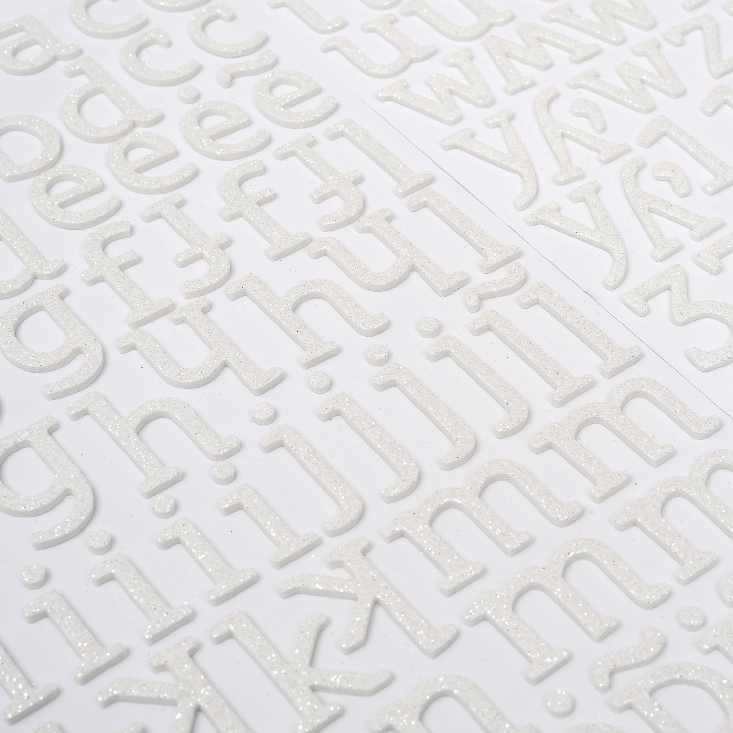 Thickers SUNNY Glitter Foam Letter Stickers