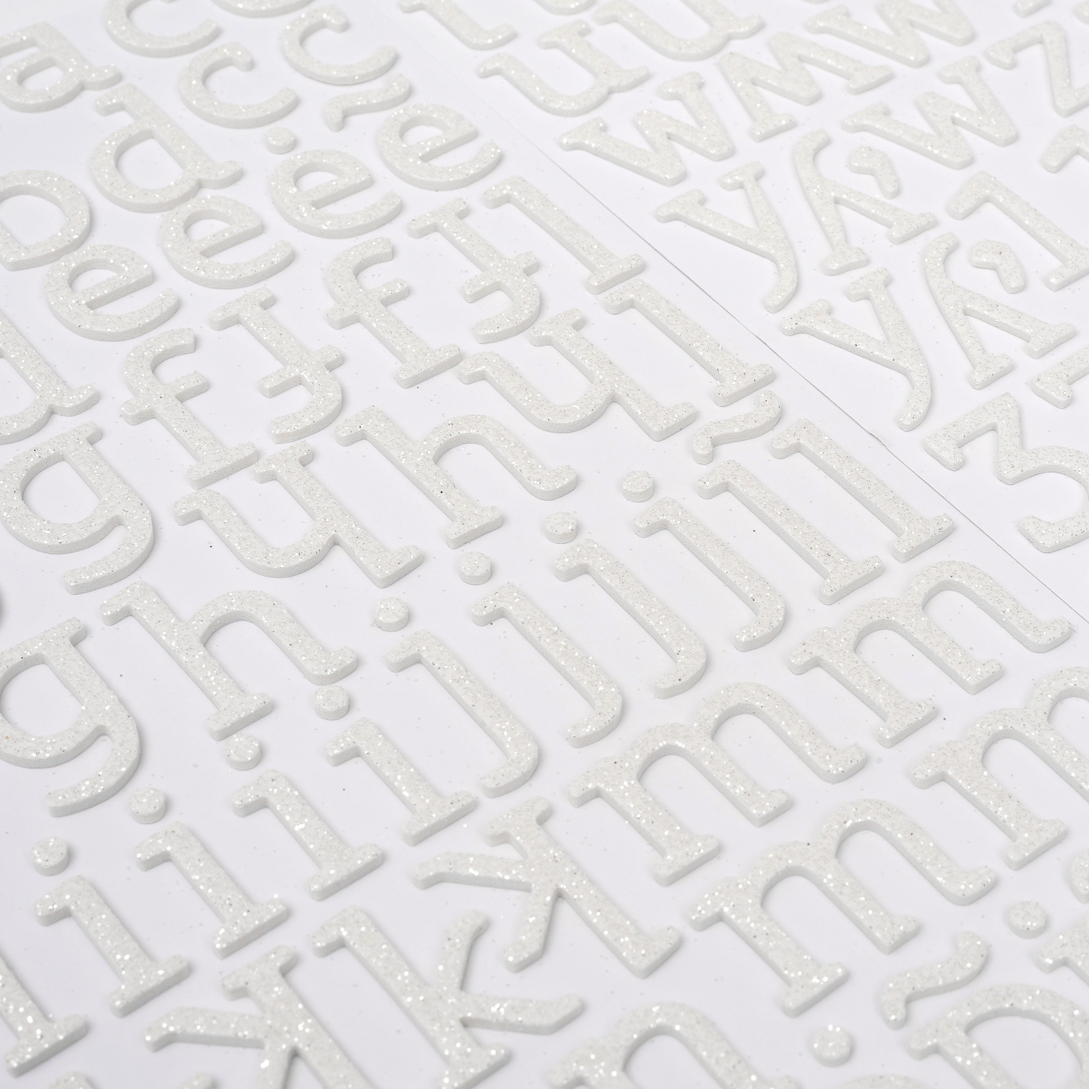 Thickers SUNNY Glitter Foam Letter Stickers