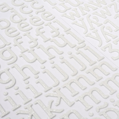 Thickers SUNNY Glitter Foam Letter Stickers