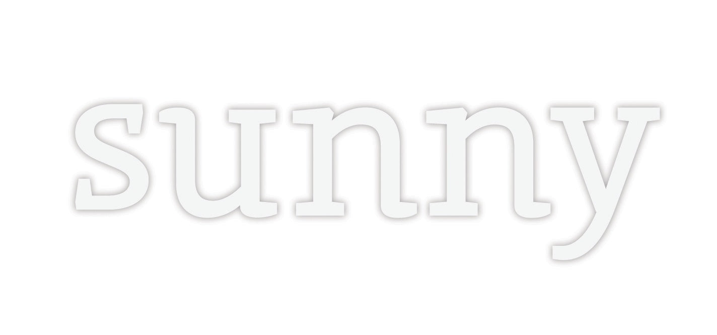 Thickers SUNNY Glitter Foam Letter Stickers