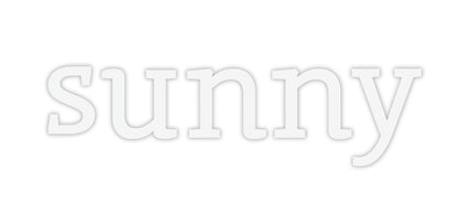 Thickers SUNNY Glitter Foam Letter Stickers