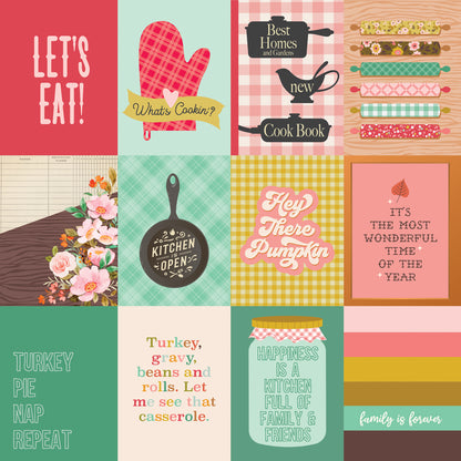 Simple Stories WHAT’S COOKIN’? 12X12 Scrapbook Paper