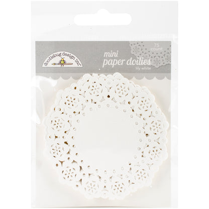 Doodlebug MINI PAPER DOILIES Doily 75 Count