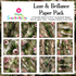 Scrapbooksrus LUXE & BRILLANCE PACK 12pc 12"X12" Scrapbook Paper