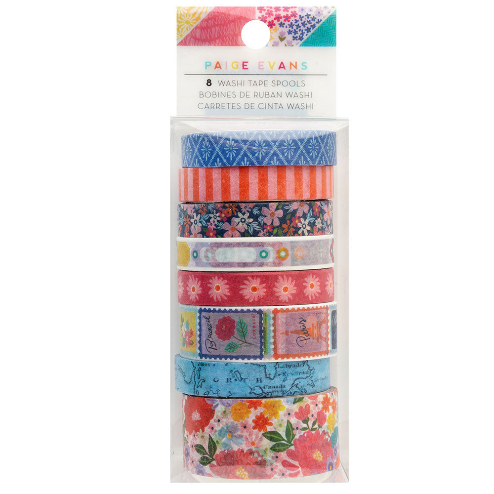 Paige Evans ADVENTUROUS Washi Tape 8pc