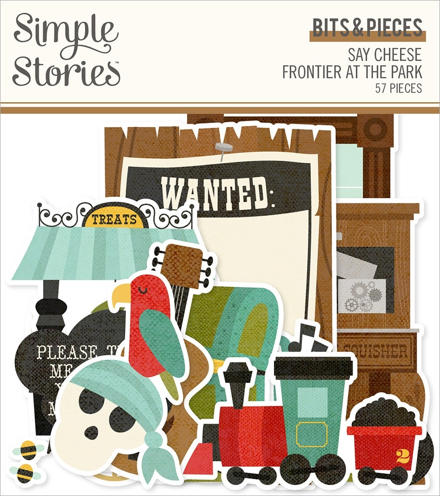 Simple Stories Say Cheese FRONTIER AT THE PARK Bits &amp; Pieces