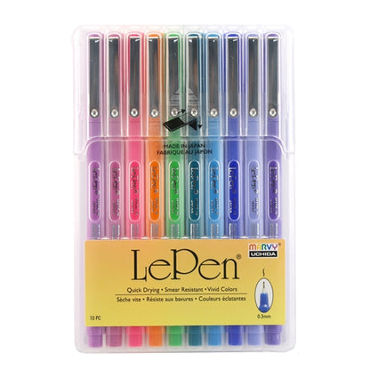 Marvy Uchida LePen MARKER SET Fine Line 10pc