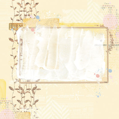 49 and Market GLIMMER GLEE CELEBRATE 12”X12” Scrapbook Paper