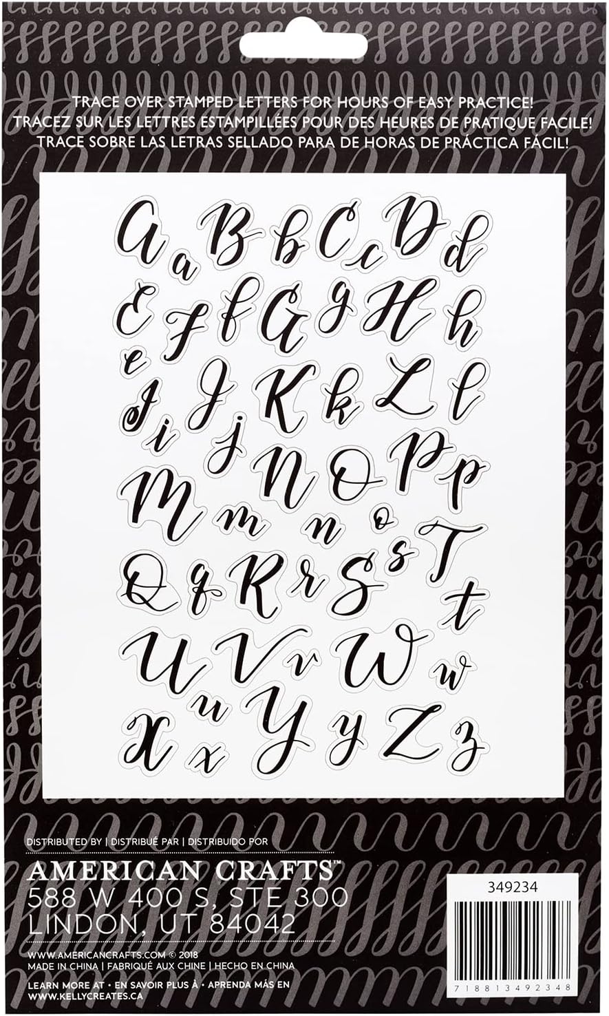 Kelly Creates TRACEABLE BOUNCY ALPHABET Stamps 52pc