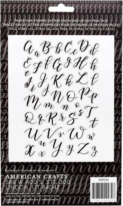 Kelly Creates TRACEABLE BOUNCY ALPHABET Stamps 52pc