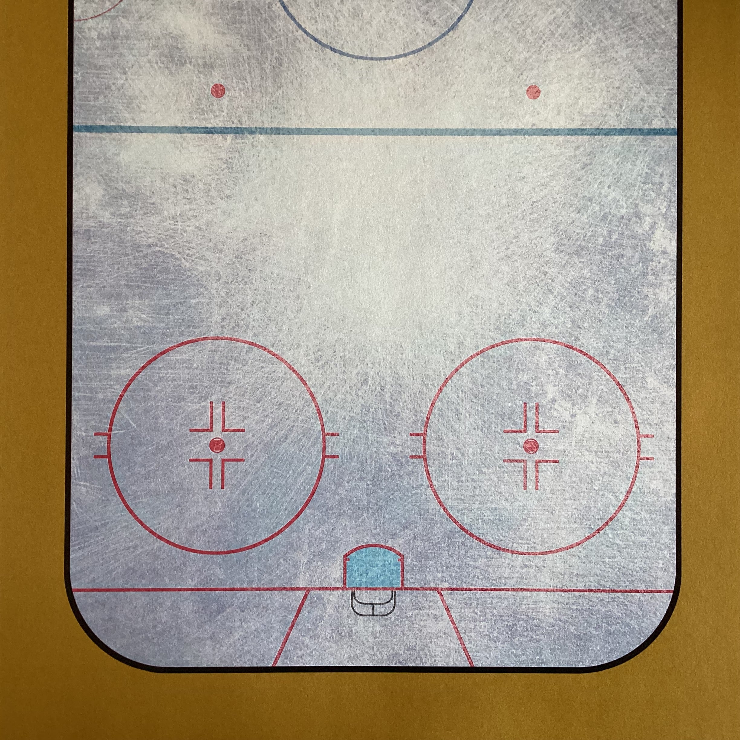 Scrapbook Customs HOCKEY WATERCOLOR 12&quot;X12&quot; Paper