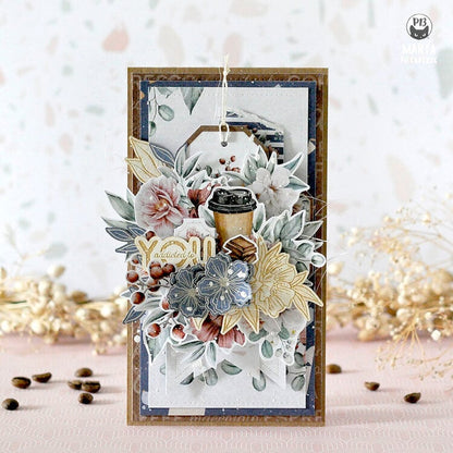 P13 Coffee Break FRAMES &amp; WORDS Ephemera 12pc